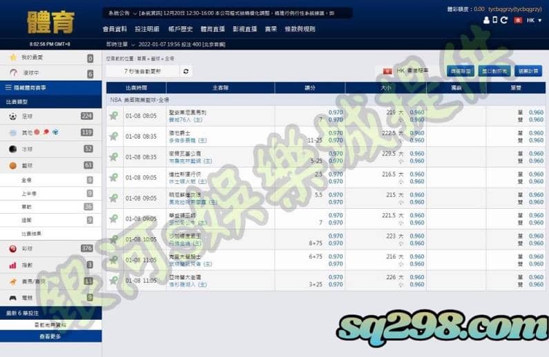 線上娛樂城運彩怎麼買籃球教學