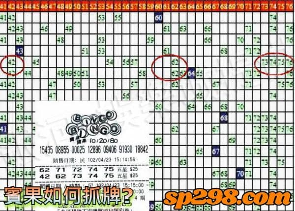 賓果如何抓牌?