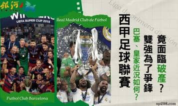 西甲足球聯賽【巴塞、皇家】近況？雙強為了爭鋒竟面臨破產？