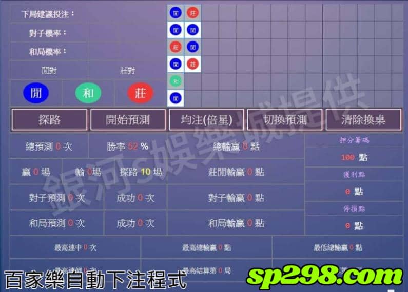 百家樂自動下注程式