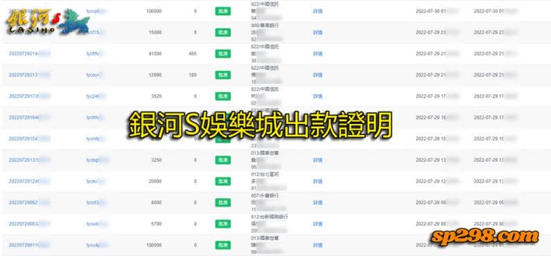 銀河Ｓ出款保證！不知道在GS百家樂贏錢時拿不拿的到嗎？那就來我們家玩吧！