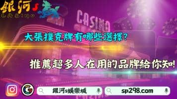 大張撲克牌有哪些選擇？推薦超多人在用的品牌給你知！
