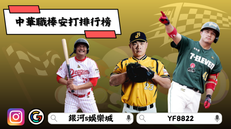 ►中華職棒安打排行榜-歷史前三名球員介紹